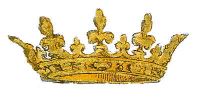 Free Vintage Clip Art - Gold Crown - The Graphics Fairy