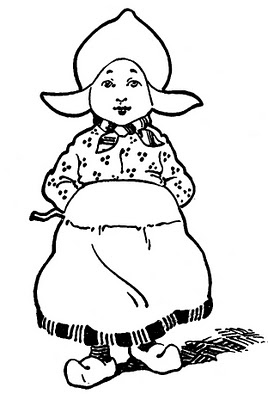 dutch girl clipart