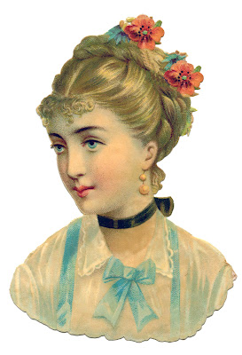 Vintage Graphic - Victorian Woman - The Graphics Fairy