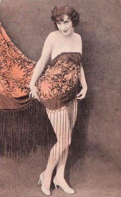 Vintage Postcard - Naughty Lady - The Graphics Fairy