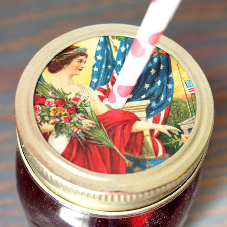 Patriotic Craft Mason Jar