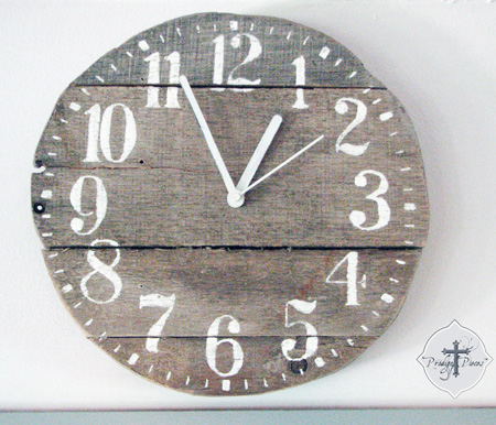 Rustic-Wooden-Clock-DIY2 - The Graphics Fairy