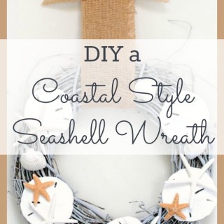 diy coastal style seashell wreath