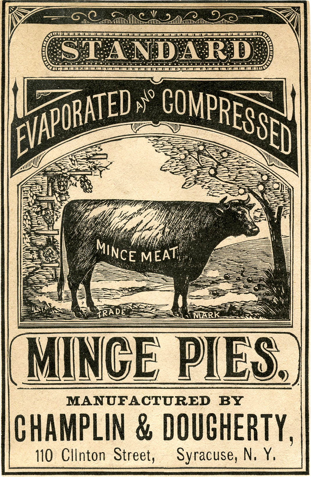 Old Advertising Images - Cows - Farmhouse - The Graphics Fairy