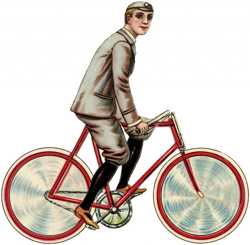 Vintage Bicycle Boy