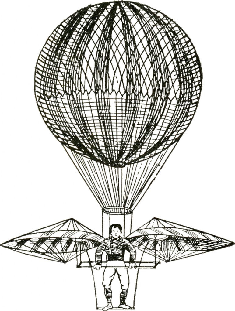 Vintage Images - Hot Air Balloons - Steampunk - The 