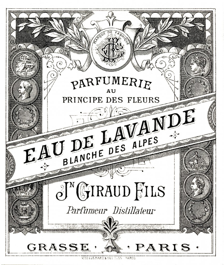 Antique Perfume Label