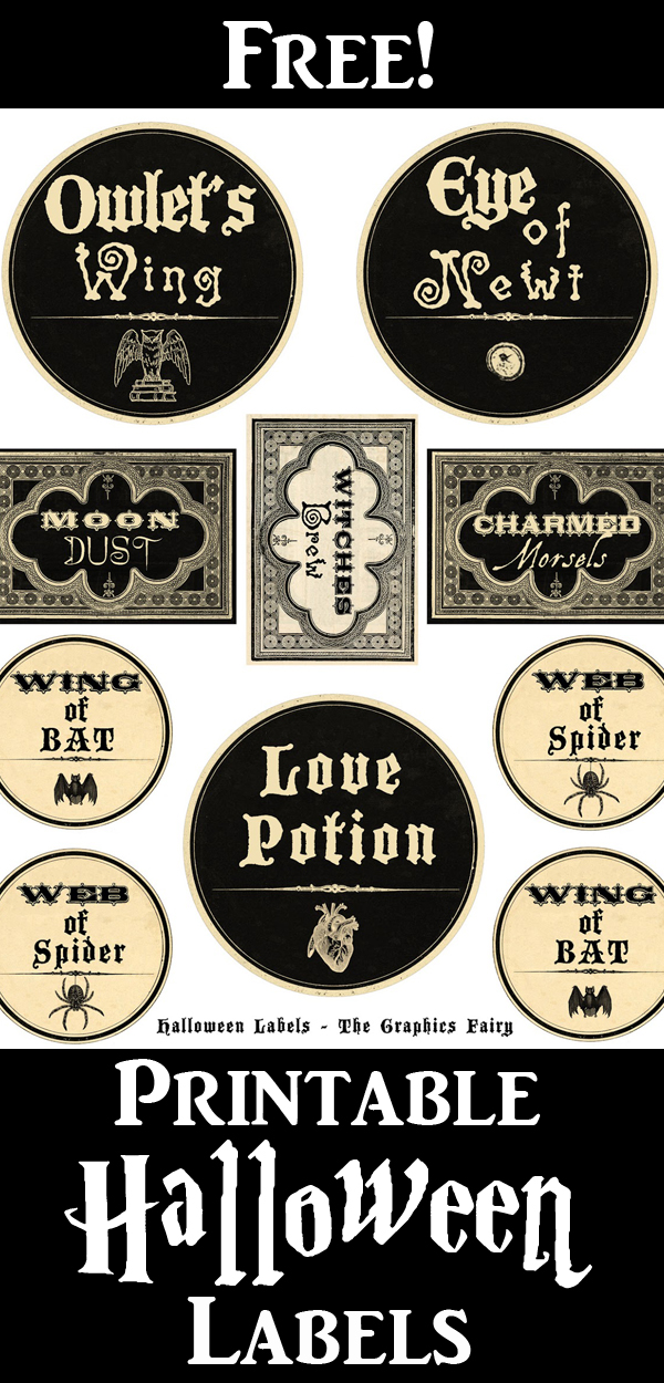 potion label template