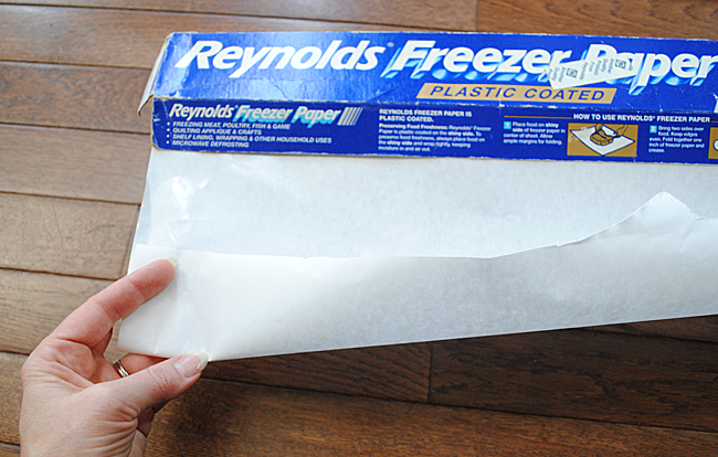 freezer paper vs wax paper