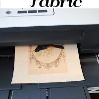 How to Print on Fabric Freezer Paper Method