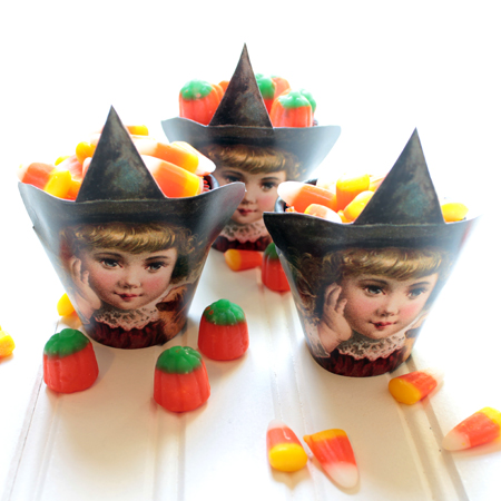 candy pots with candy
