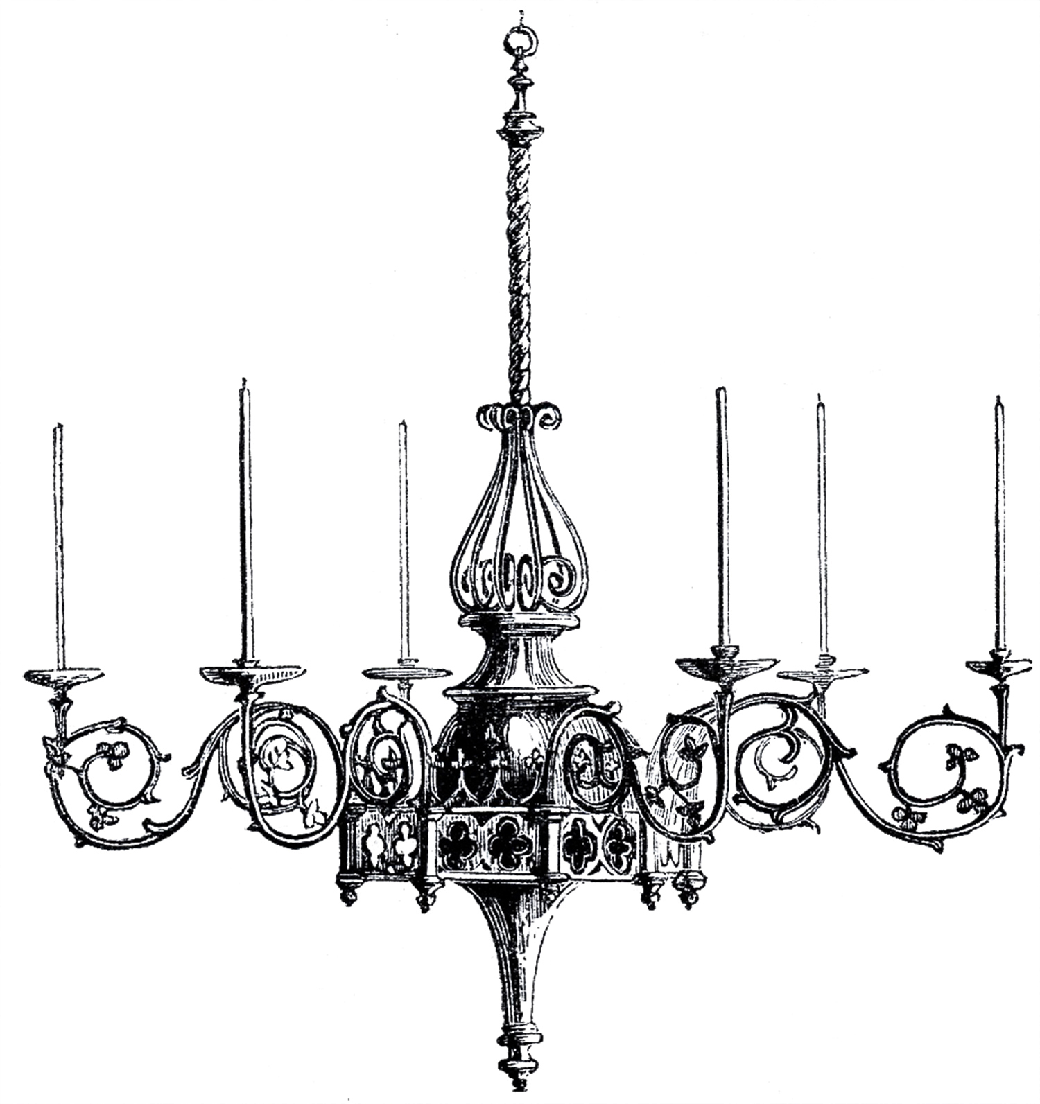 7 Chandelier Images - Free Clipart! - The Graphics Fairy