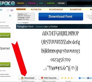 How to install fonts on a PC - downloading fonts