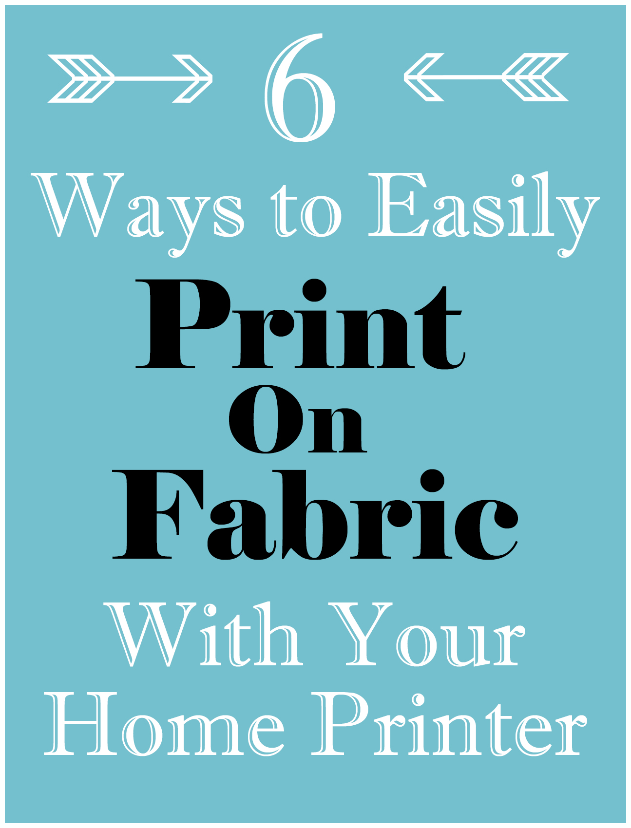How to Print on Fabric