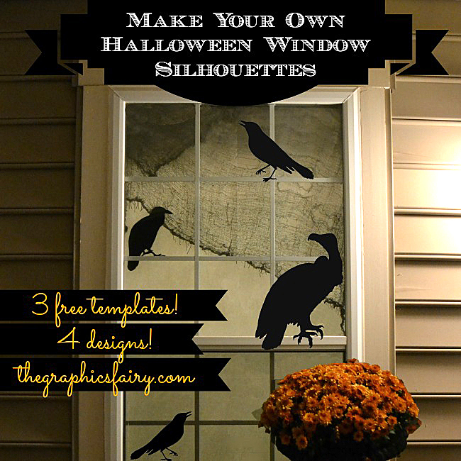 printable halloween silhouette templates