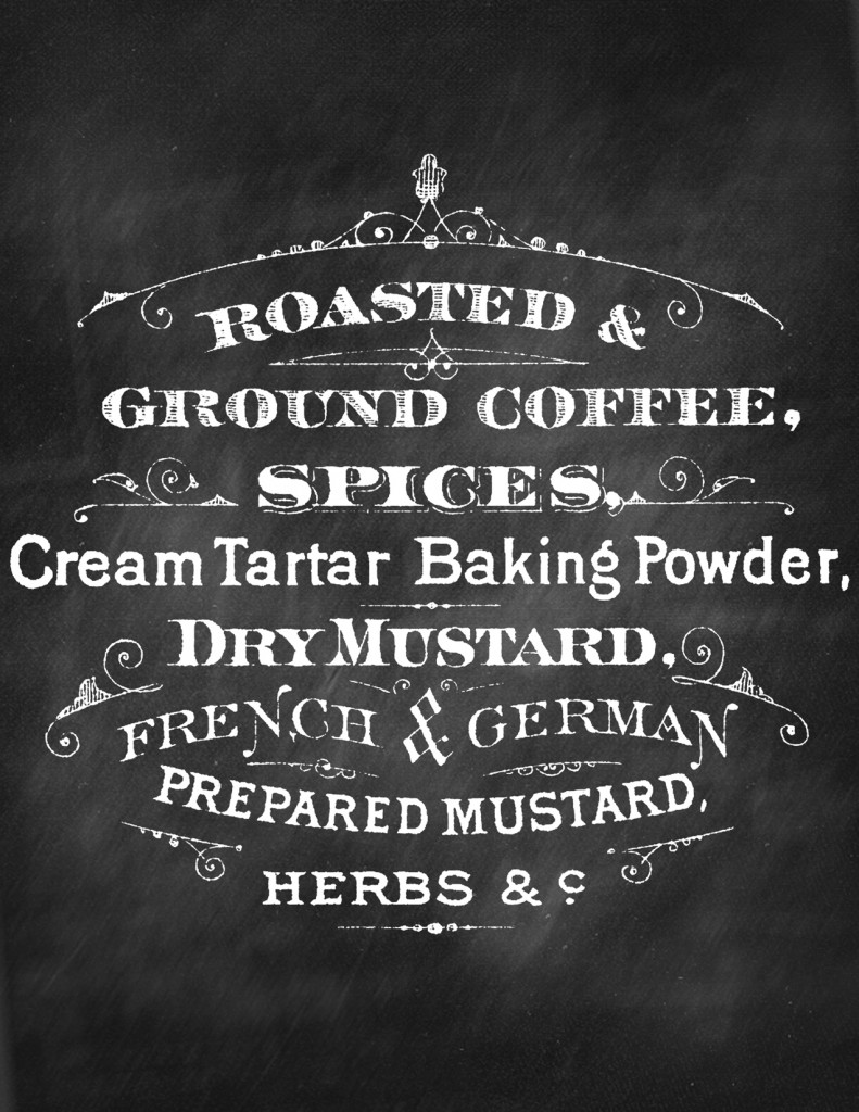 Printable Chalkboard Sign Coffee