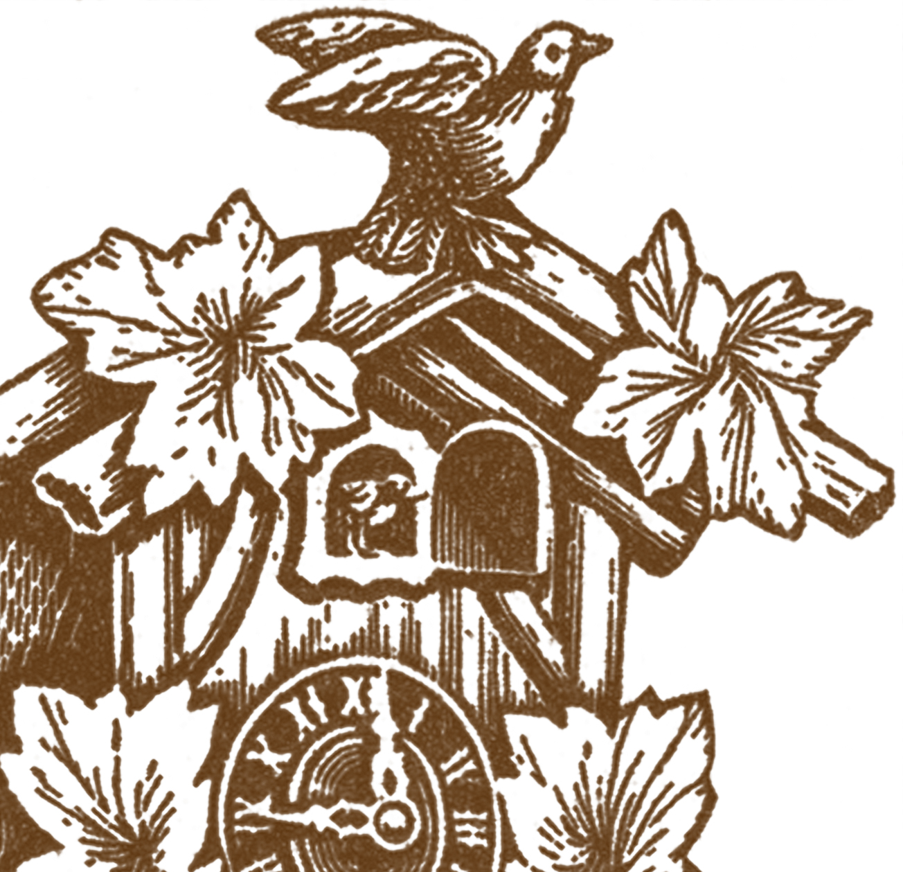 Download Vintage Cuckoo Clock Images - The Graphics Fairy