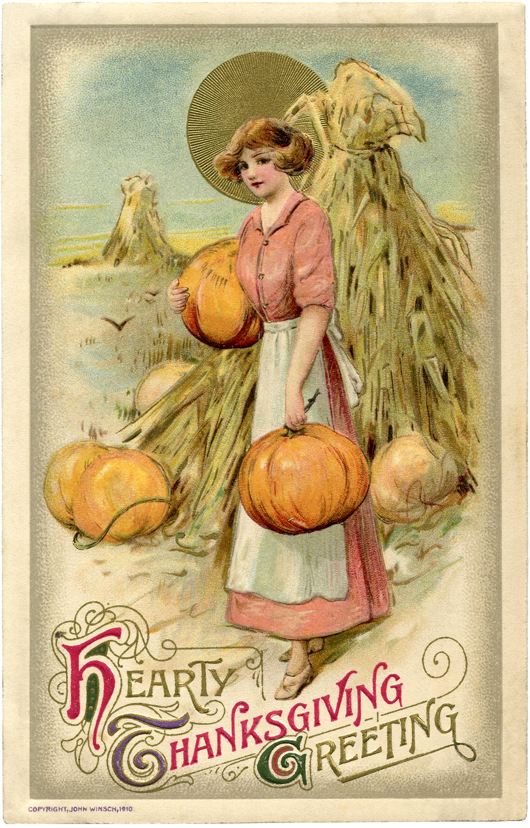 Vintage Thanksgiving Image - The Graphics Fairy
