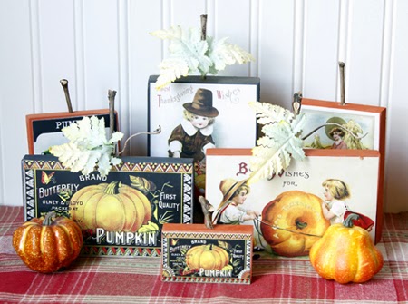 Thanksgiving craft table display