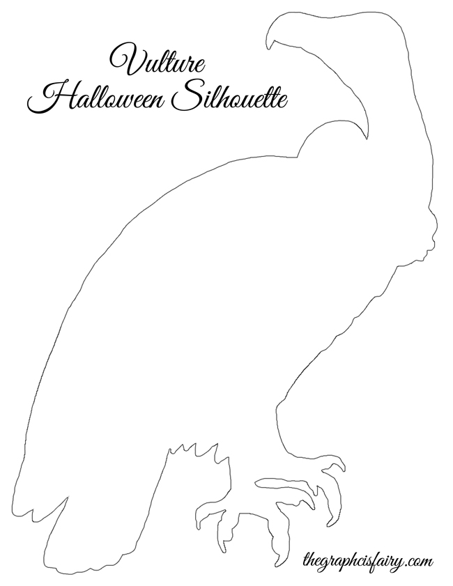 printable halloween silhouette templates