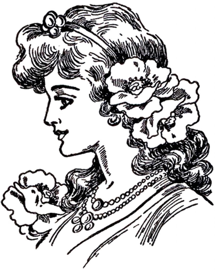 Art Nouveau Lady Images