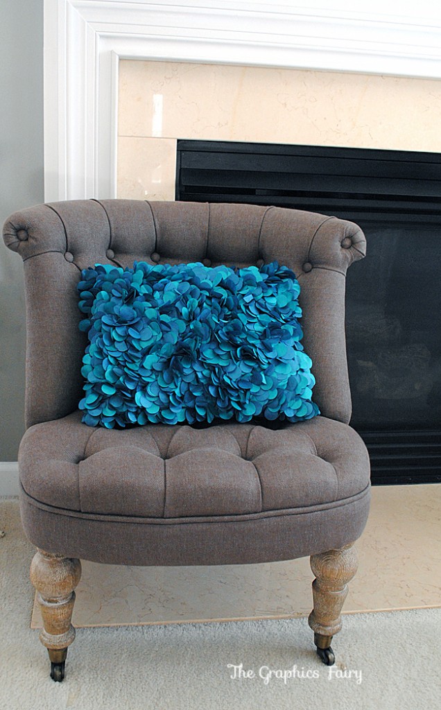 Turquoise pillow