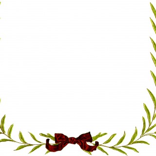 Simple Leaves Wreath Frame