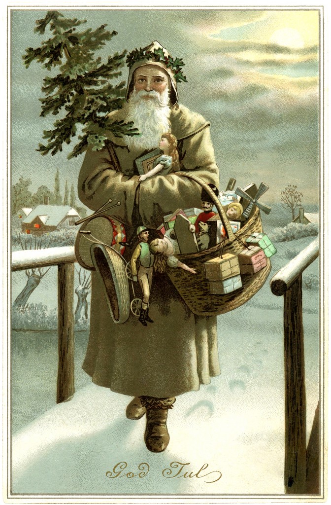 Beautiful Swedish Santa Image God Jul The Graphics Fairy