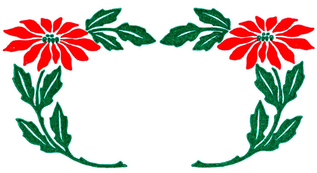 Poinsettia Wreath Image