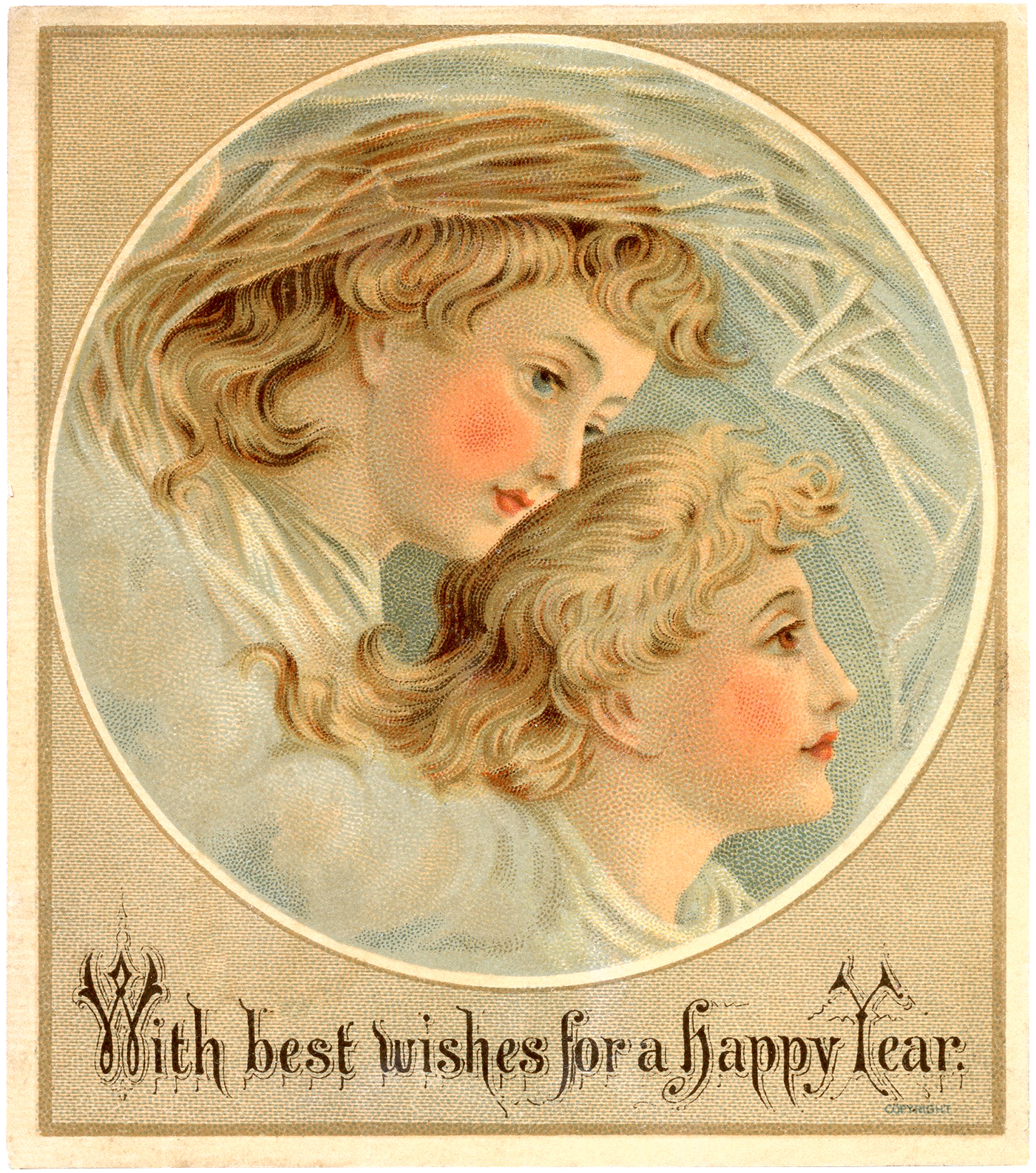 Vintage New Years Image - The Graphics Fairy