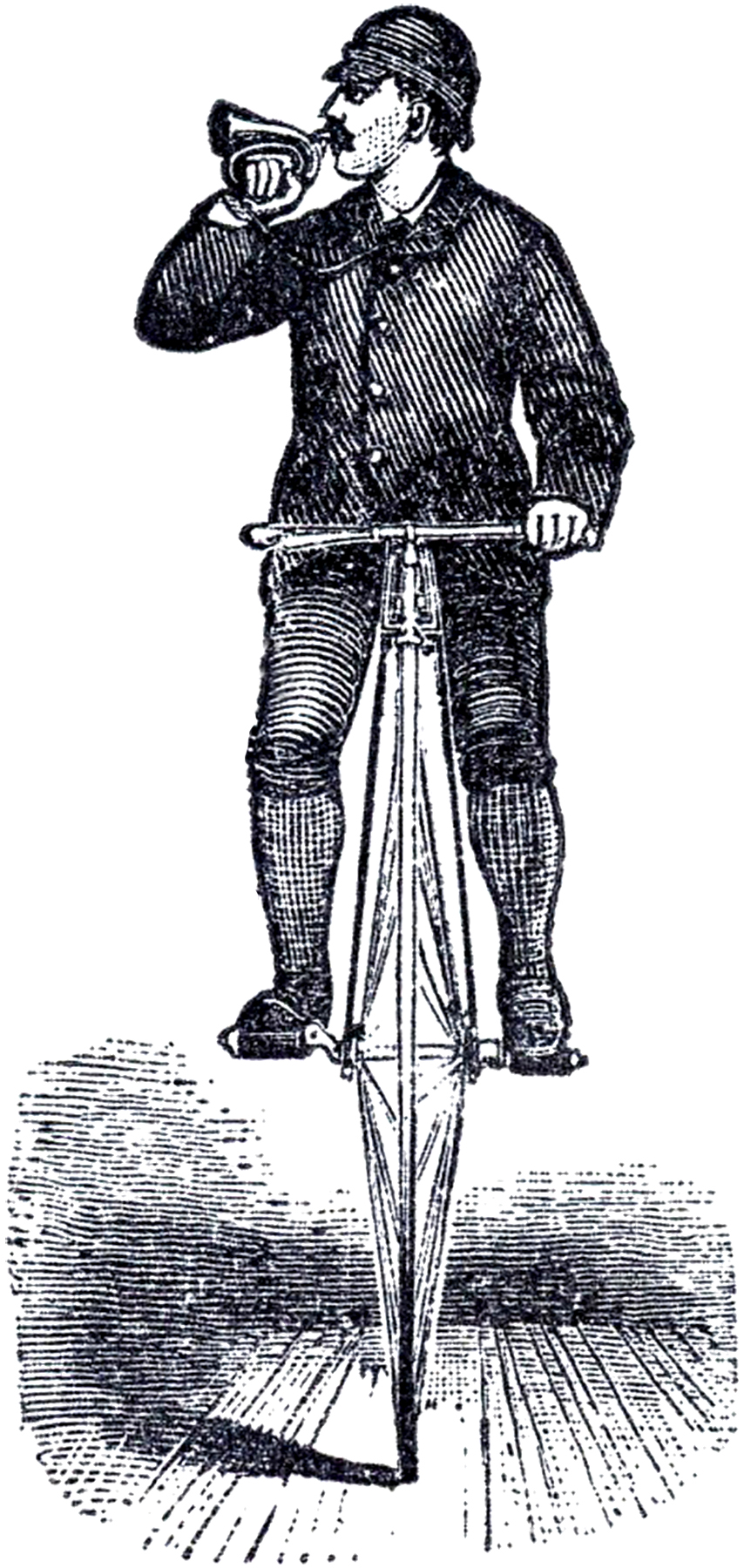 Bicycle Man Steampunk Image