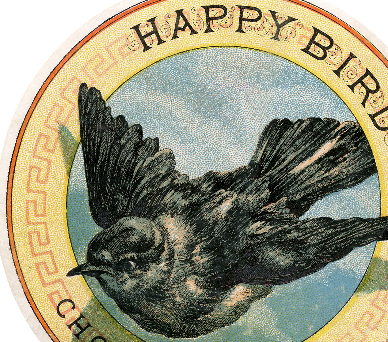 Wonderful Bird Tobacco Label The Graphics Fairy