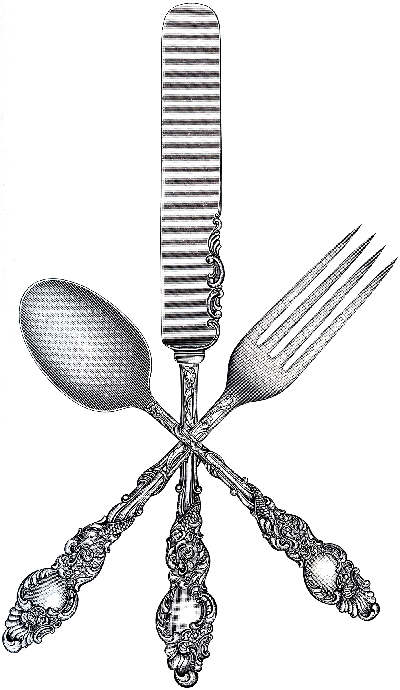 clipart fork and knife