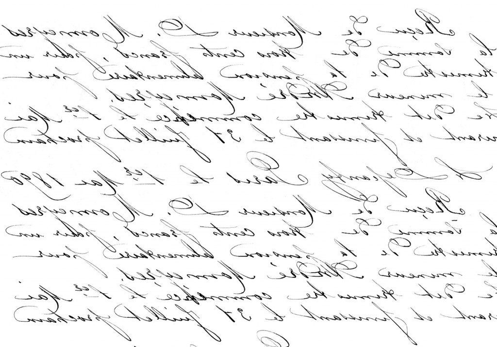 French Handwriting Transfer Printable