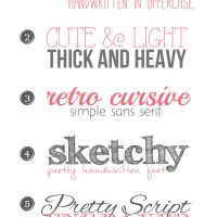 Graphics Fairy Font Pairings