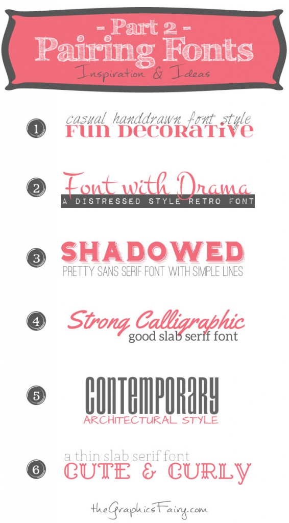 Favorite font pairings