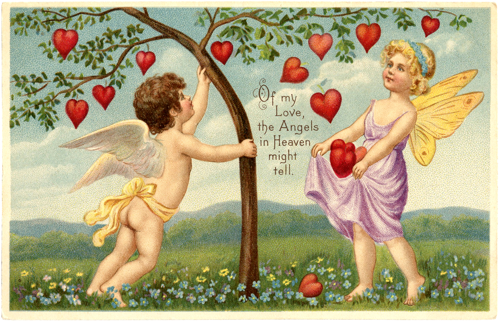 14 Retro Valentine Cards! - The Graphics Fairy