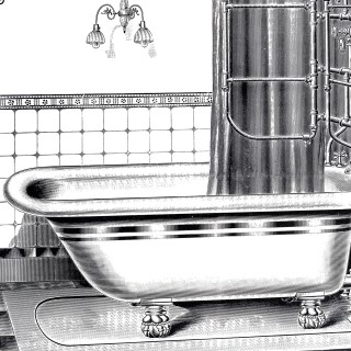 Vintage Bathtub Printable
