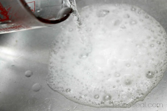 Clean your drains with vinegar and baking soda