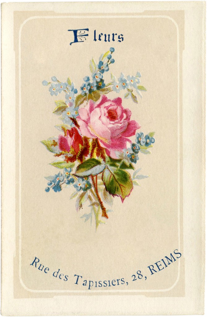 Lovely French Fleurs Image - The Graphics Fairy