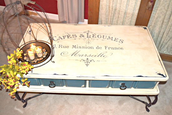 French Painted Coffee Table - Reader Featured Project ...