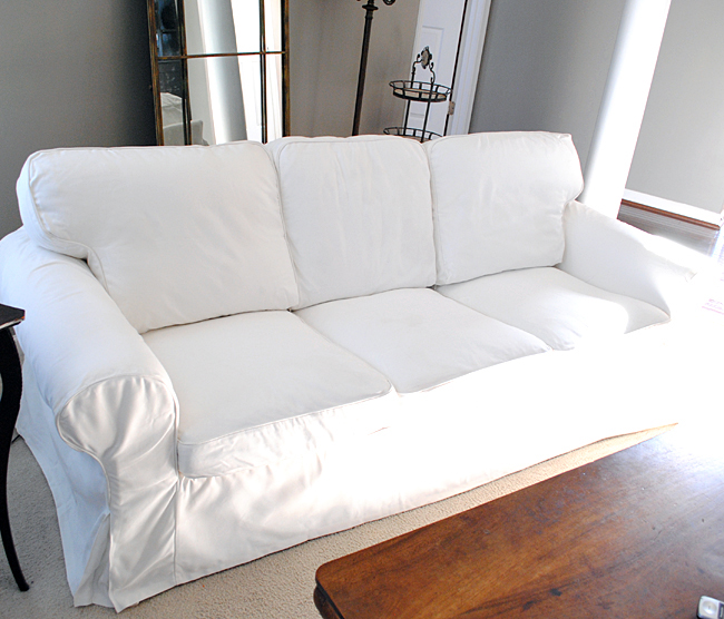 Zero-iron quick fixes for wrinkled sofa slipcovers Works Blog & Sofa Resources