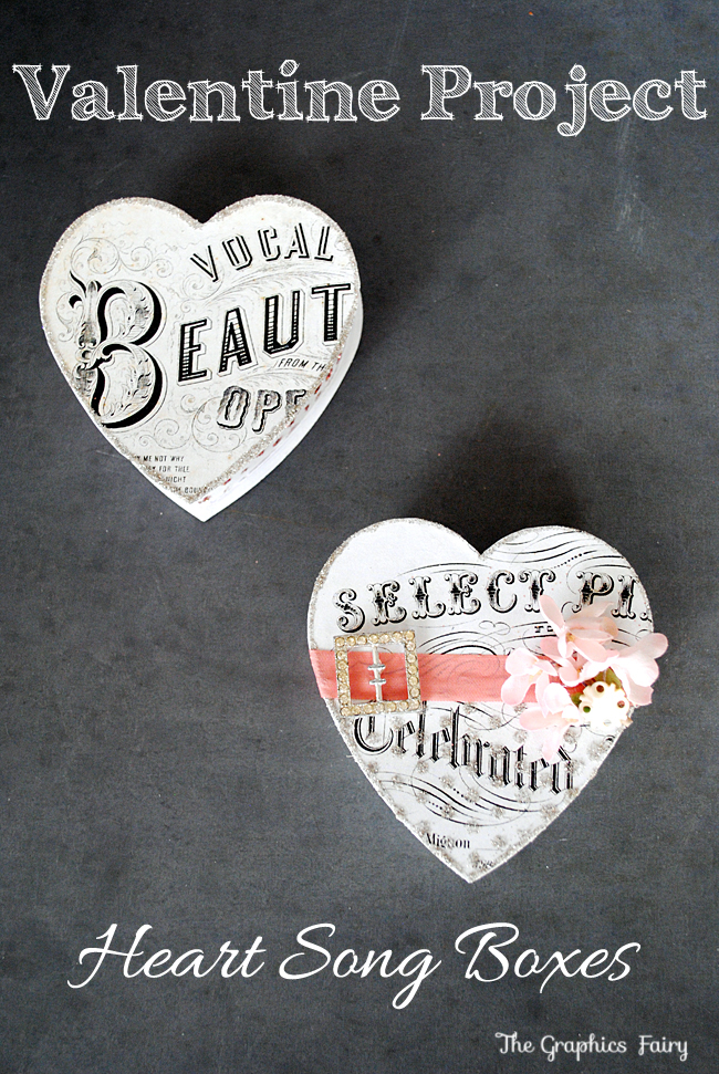 Valentine's Day Hearts, Romantic Victorian Clip Art, CUT & PEEL