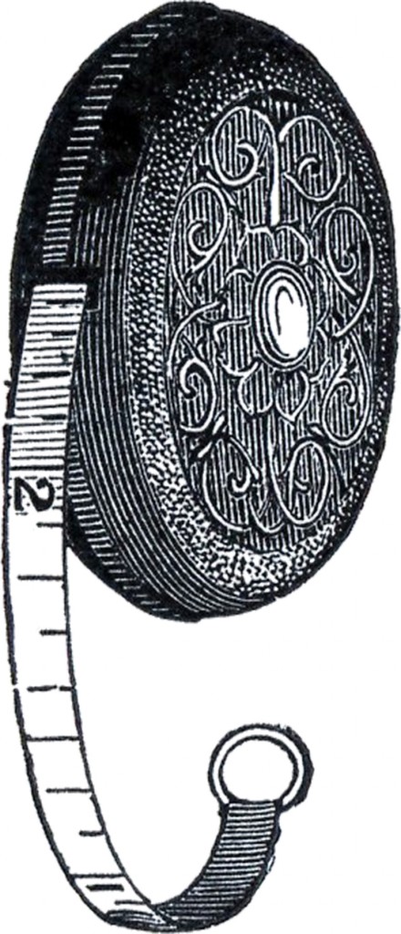 Vintage Tape Measure Clip Art