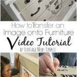 How to Transfer an Image onto Furniture Video Tutorial