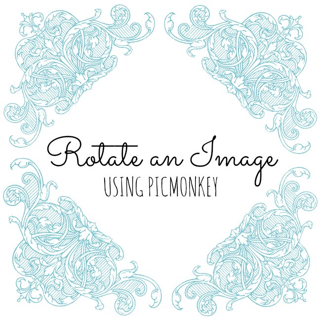 Rotate an image with PicMonkey
