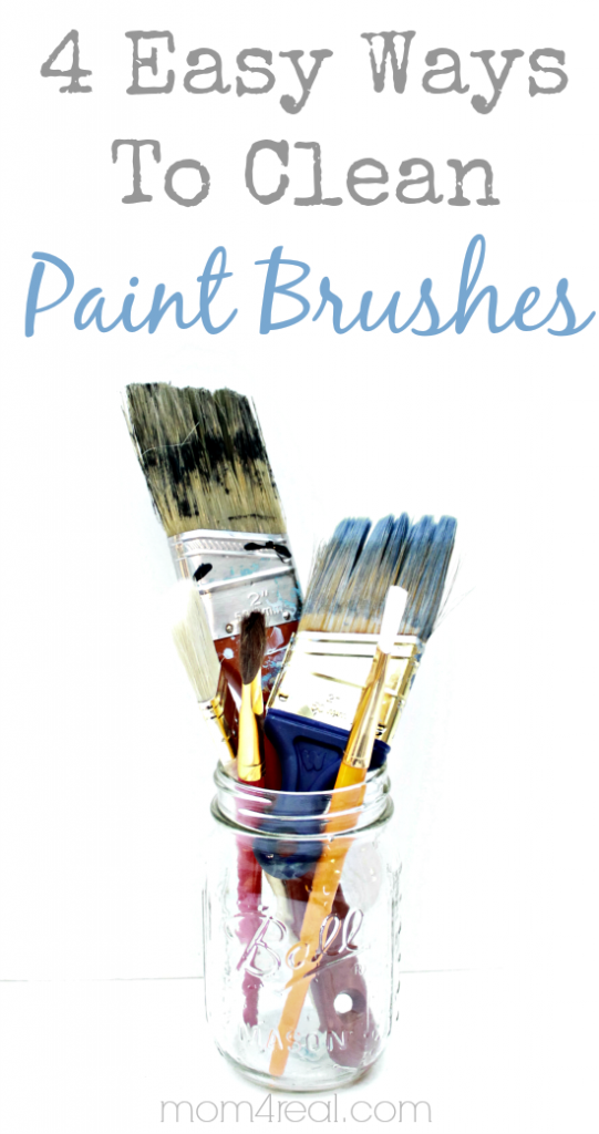 4 Best Ways To Clean Paint Brushes Pinterest Graphic