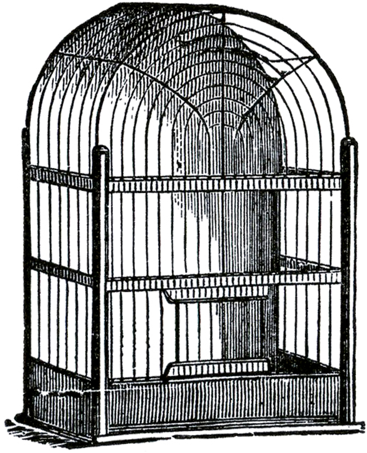 Dome Top Bird Cage Image