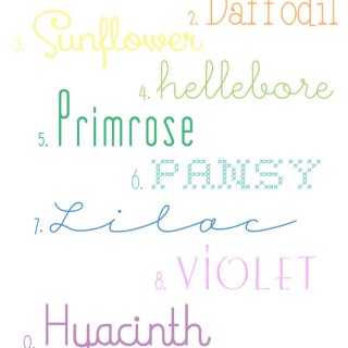 12 Cute Spring Fonts
