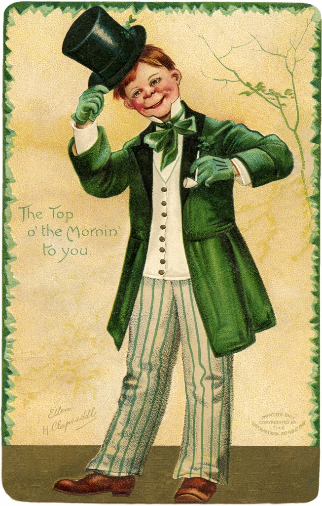 Vintage Redhead Irishman Image